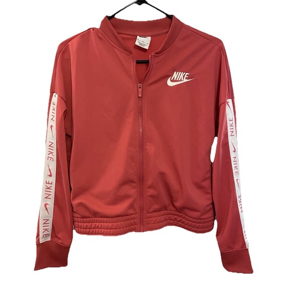 Nike Other - Nike Girls Track Jacket Youth XL Sports Pink  Embroidered Logo